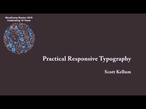 Practical Responsive Typography