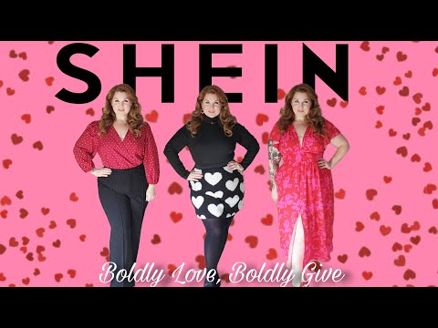 SHEIN Valentine's Day Plus Size Outfits | January 2024 |  #SHEINBoldlyLove #SHEINforall #loveshein