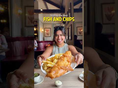 Finding the best FISH AND CHIPS in the UK - Episode 2 #fishandchips #britishfood