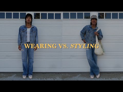 wearing vs. styling an outfit | simple ways I elevate my style