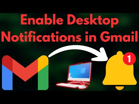 How to Enable Gmail Notifications on Desktop |  How to Enable Gmail Desktop Notifications PC