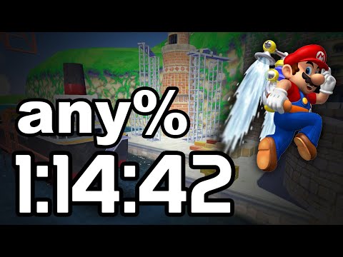 Super Mario Sunshine any% Speedrun in 1:14:42