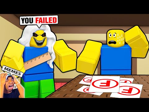 Oops, I Failed My Math Test Chapter 2 PART 7 - FUNNY MOMENTS | Bacon Strong ROBLOX IS BROKEN