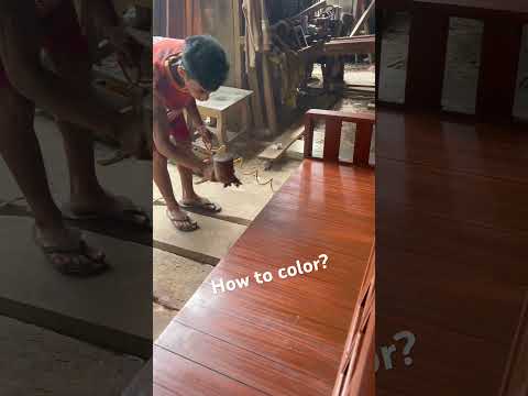 TECHNIQUE HOW TO COLOR FURNITURE | HASPI | SKILLFUL WORK #share #furnituredesign #skills #fun #like