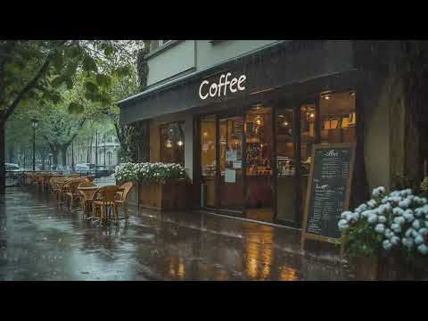 Deep Sleep with Relaxing Rain Sounds in the Coffee Shop Ambient for Sleeping, Study, Calming | ASMR