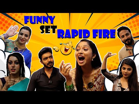 ರಾಣಿ ತಂಡದ ಜೊತೆ rapid fire!! Star Suvarna | Fun at sets of kannada serial| Kannada Comedy video