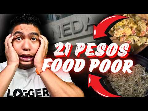 FOOD POOR - Php21 MEAL NG NEDA & I Must Admit Pwede Pala! NOT RECOMMEND TO DO & HERE'S WHY!