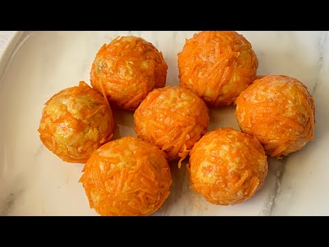 5 minute carrot laadoo recipe / Gajar ka laddu / Quick & Easy sweet recipe #shorts