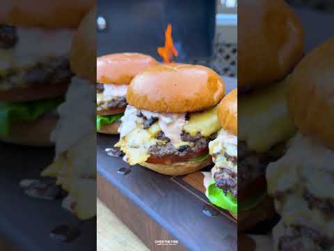 Animal Style Burger | Over The Fire Cooking by Derek Wolf