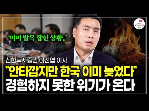 발목 잡힌 한국 상황.. 삼성, SK, 현대 사장들이 한자리에 긴급 소집된 충격적인 이유 (신한투자증권 이사 이선엽)