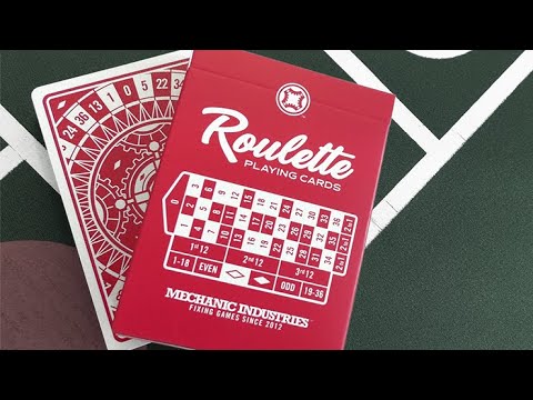 Roulette (Red) Playing Cards by Mechanic Industries