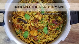 Indian Chicken Biryani Recipe | Step-by-Step Pressure Cooker Method | One-Pot Chicken Biryani Recipe