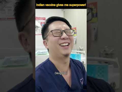 Indian vaccine gives me superpower! #shorts