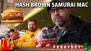 Garlic Hash Samurai Mac from McDonald's Japan | #Febryday 3 with Aaron