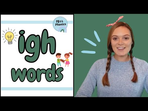 'igh' Words | Blending Phonics | 'igh' Words with Pictures | Learn to Read | British Teacher