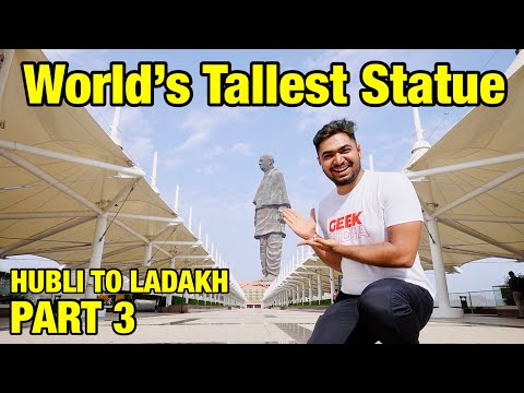 Part-3 🔥Adventure Bike Trip to Leh Ladakh | Statue of Unity | Gujarat #TheGeekIndia #KannadaVlog