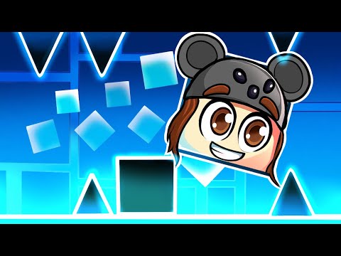 Angelazz plays GEOMETRY DASH in Roblox!