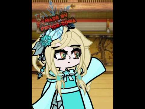 Doma/Douma in his Elsa phase| Upper Moons| Gacha| Demon Slayer| Original idea