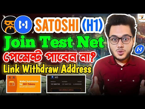 Satoshi (H1) Testnet Join Process | Satoshi H1 Link Withdraw Address | Satoshi Haven1 Withdrawal