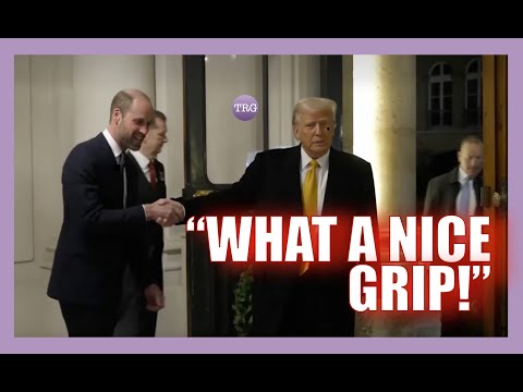 "What A Nice Grip!" Future King William Meets Trump To Save US-UK Relationship