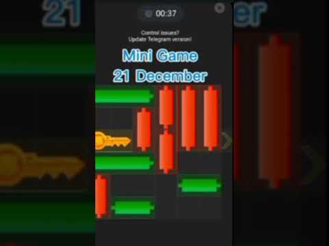 Hamster Kombat today 21 December Mini Game Puzzle key today || hamster combat daily Mini game key