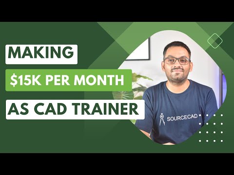 How to make full time career as CAD trainer - Complete guide