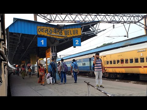 Belur railway station West Bengal, Indian Railways Video in 4k ultra HD