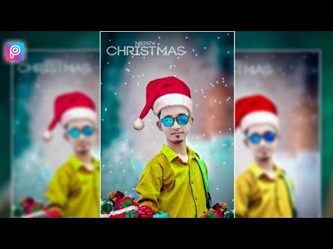 MERRY CHRISTMAS PHOTO EDITING IN PICSART || HAPPY NEW YEAR 2019 || PICSART MANIPULATION EDITING