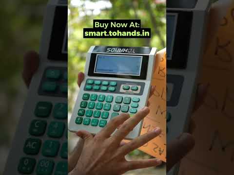 Say yes to the new way of doing business with the Tohands smart calculator #tohands #smartcalculator