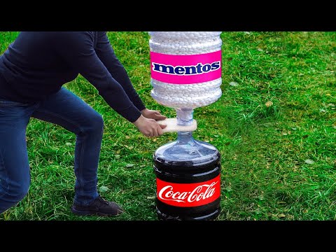 Coca-cola VS Mentos in Gallons