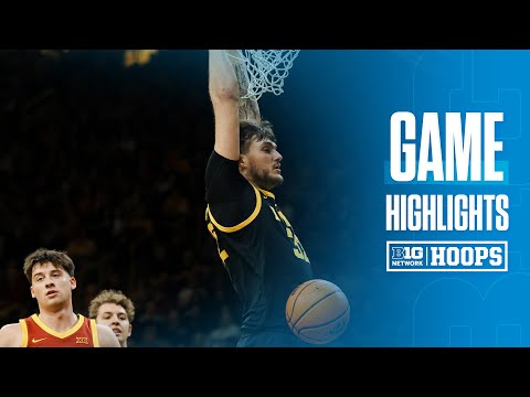 Iowa State at Iowa | Highlights | Big Ten Basketball | 12/12/2024