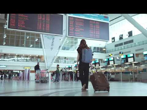 Airport Terminal Departures  | Copyright Free Video Footage