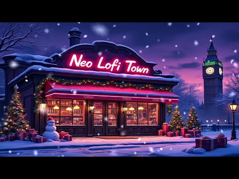 Enchanting Christmas Coffee Shop ☕🎄❄️ – Lofi Hip Hop Beats with Cozy Snowy Atmosphere 🌨️✨🎶