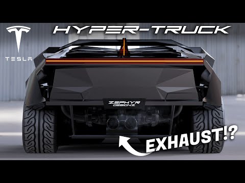 TESLA CYBERTRUCK HYBRID HARDCORE Modified Bodykit Concept by Zephyr Designz 4K