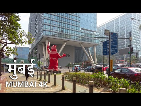 MUMBAI BMC Walking Tour 🇮🇳 - Bandra-Kurla Complex - India's Prime Business District (4K UHD)