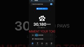 Paws Airdrop Voting Tasks 🚨| Paws Voting Begins | Paws Airdrop Update|Paws Listing Date #short #fyp