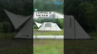 camping in the rain #camping #campingintherain #asmr #rain #alltrek #landwolf #eclipta