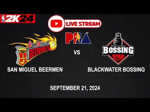 LIVE NOW! SAN MIGUEL BEERMEN vs BLACKWATER BOSSING | PBA SEASON 49 | September 21, 2024 | CPU vs CPU