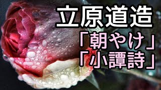 立原道造「朝やけ／小譚詩」 #朗読 #詩