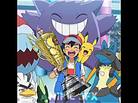 「ASH KETCHUM THE NEW WORLD CHAMPION!🤗」