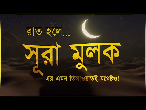 রাত হলে সূরা মুলকের এমন তিলাওয়াতই যথেষ্টও ! Surah Mulk By Alaa Aqel