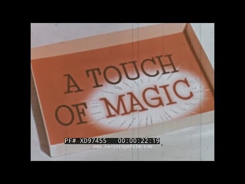 " A TOUCH OF MAGIC "  GIFT WRAPPING TECHNIQUE    3M CORP. SASHEEN DECORATIVE RIBBON PROMO XD97455