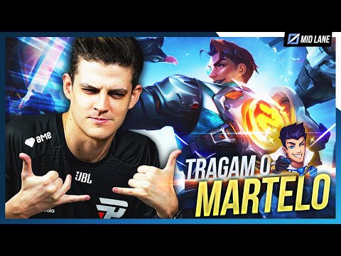 Apenas MARTELADAS POTENTES nesse jogo de JAYCE MID! 🔨