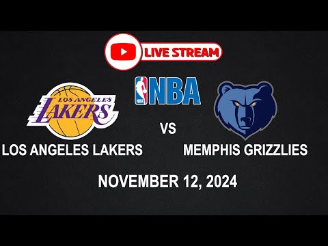 NBA LIVE! LAKERS vs MEMPHIS | NBA REGULAR SEASON | November 12, 2024 | NBA2K24 Simulation Only