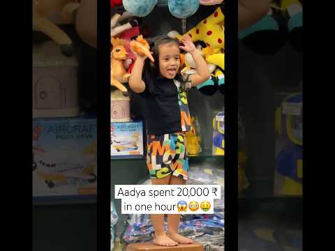 Aadya can buy anything 🤑💰 #littleglove #shorts #challenge #shopping