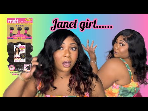 JANET MELT COLLECTION REVIEW | 1 Closure +3 Bundles for $70!!✨ Affordable Beauty Supply Store Hair