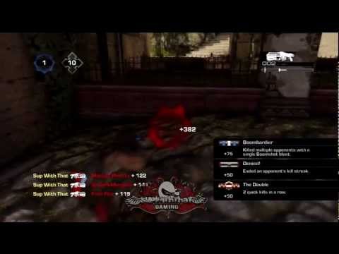 Gears of War 3 - 5 Headshot Killstreak