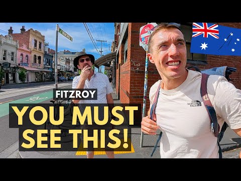 They Told Us To See This! Best Street In The World? Brunswick Street, Fitzroy, Melbourne Australia🇦🇺