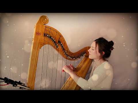 All the Pretty Little Horses lullaby - easy lever harp solo