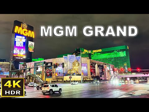 [4K HDR] MGM Grand Las Vegas Walking Tour | Las Vegas, Nevada